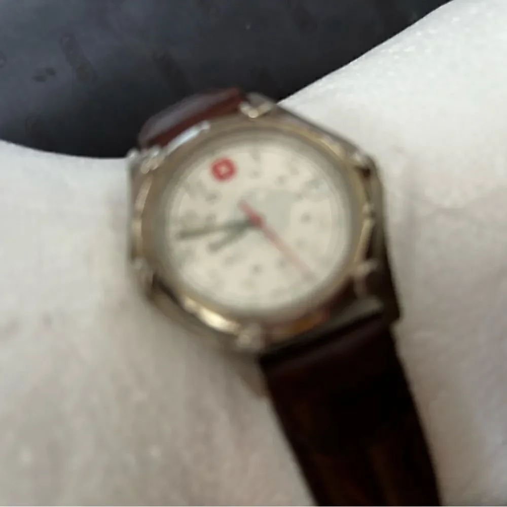 Vintage Wenger Sak Date Watch Swiss Quartz Wristwatch y2k timepiece unisex rare
